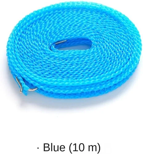 Vista 8 de 2 piezas de tendedero de 32.8 pies de longitud para camping, cuerda de secado de ropa, portátil, resistente al viento, viajes, 32.8 ft, tendedero