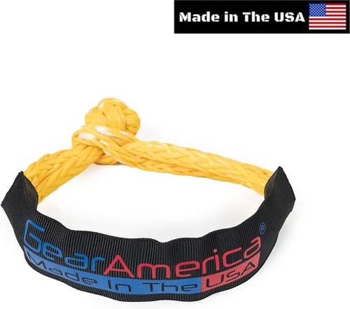 Vista 5 de GearAmerica - Grilletes sintéticos suaves para ATV/UTV de 5/16 pulgadas, 17,000 libras MBS para recuperación todoterreno ATV/UTV, remolque y más