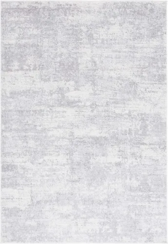 Vista 47 de SAFAVIEH Amelia Collection ALA700A - Alfombra decorativa de 2'2" x 4', diseño moderno abstracto, color marfil y azul, no desprende pelusa y de fácil