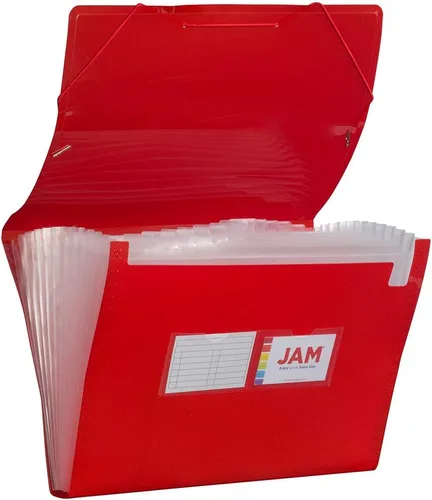 Vista 13 de Caja de almacenamiento JAM PAPER con archivos de colores - 12.5 x 9.5 x 3.5 pulgadas - Caja vendida individualmente y 5 archivos