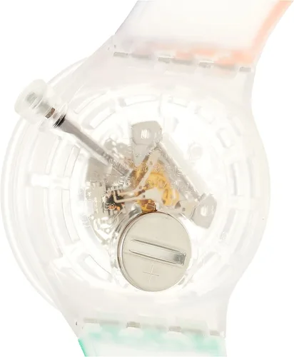 Vista 2 de Swatch Lets Parade SO27E107 - Reloj de cuarzo para hombre Transparente Movimiento de cuarzo
