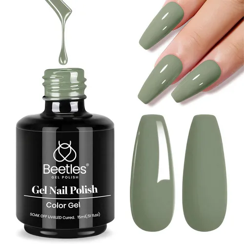Vista 90 de Beetles - Esmalte de uñas en gel, 1 unidad de 0.5 onzas fluidas (15ml), extracción por remojo, arte de uñas, estética de manicura, bricolaje, curado