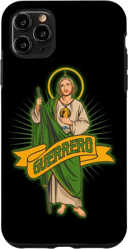 Vista 12 de Funda para iPhone 11 San Judas Tadeo con Guerrero México