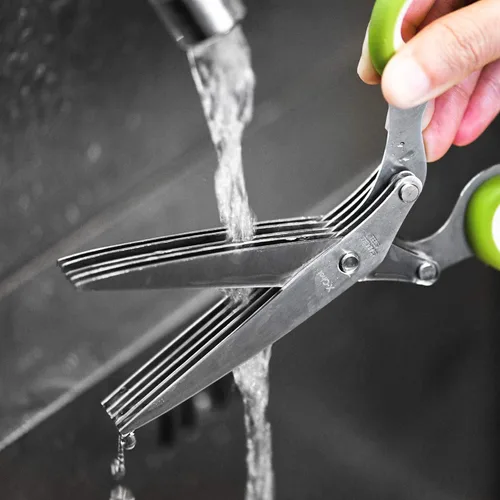 Vista 7 de X-Chef Tijeras multiusos de 5 hojas para hierbas