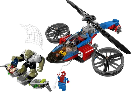 Vista 4 de LEGO Superhéroes 76016 Spider-Helicopter Salvamento (suspendido por fabricante)