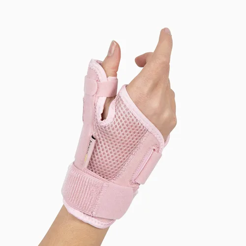 Vista 8 de Muñequera ortopédica BraceUP con férula de pulgar, para mano derecha o izquierda, para mujeres y hombres, CMC con soporte de pulgar, para artritis