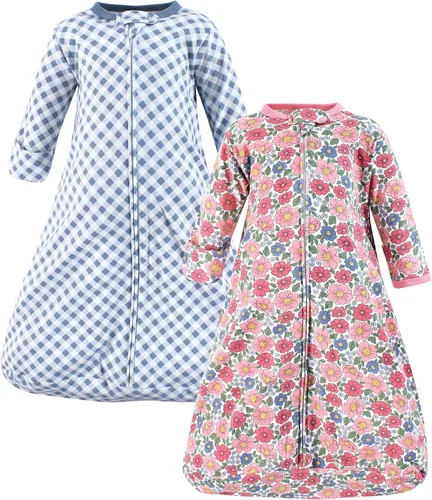 Vista 69 de Hudson Baby Saco de dormir unisex de algodón con manga larga para bebé, saco, manta