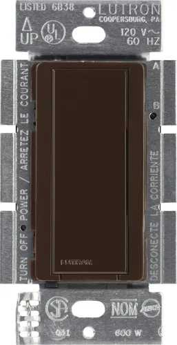Vista 9 de Lutron Maestro MA-S8AM-WH, interruptor digital, 8 A, un solo polo/ubicación múltiple, color blanco