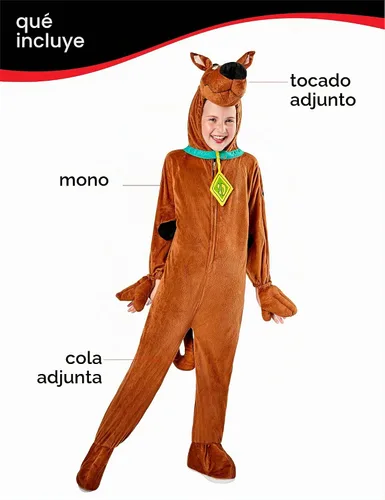 Vista 2 de Rubies at Party City Scooby-Doo: Scooby-Doo Costume for Kids, Boy's Costume