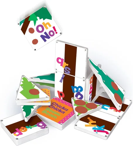 Vista 2 de CreateOn Chicka Chicka Boom Boom Set, juguetes magnéticos de construcción para niños, juguetes educativos para niños a partir de 3 años, 19 piezas