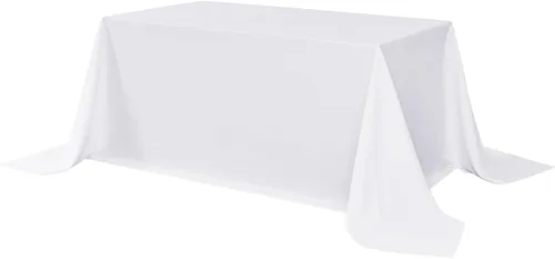 Vista 30 de Sancua Mantel cuadrado resistente a manchas y arrugas, lavable, de poliéster, decorativo de tela para mesa de comedor, fiestas de bufé y campamento