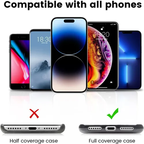 Vista 5 de Lengüeta universal para teléfono celular sin adhesivo, paquete de 5 piezas de repuesto para correa de teléfono, parche de cordón de seguridad