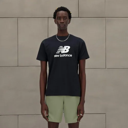 Vista 5 de New Balance Camisa Essentials para hombre con logotipo