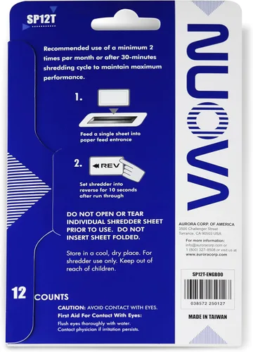 Vista 2 de Nuova SP12T - Trituradora de papel y hojas lubricantes, 12