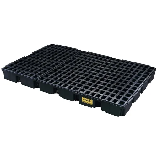 Vista 26 de Eagle Plataforma modular para derrames de un tambor, 26.25"x26"x6.5", sumidero de 15 galones, bandeja de contención de capacidad de carga de 2,000