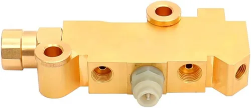 Vista 7 de PV4 172-1361 Válvula dosificadora de latón freno de disco/disco, válvula de combinación de dosificación compatible con Ford Chevy Mopar