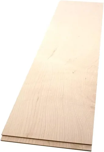 Vista 8 de Tablones de Madera Dura de Arce - Paquete de 2 Madera de Arce Dura para Manualidades de Madera Sin Terminar - 1/4'' (6mm) 100% Madera Dura Pura