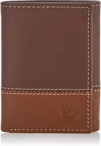Vista 14 de Timberland Billetera triple de cuero para hombre con ventana de identificación