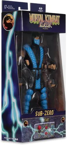 Vista 8 de McFarlane Toys - Figura de acción Mortal Kombat Klassic Sub-Zero de 7 pulgadas