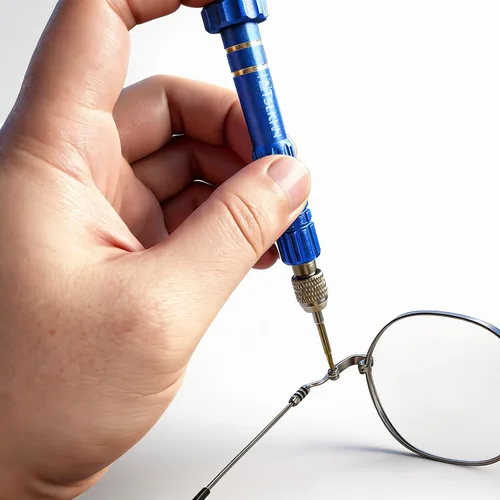 Vista 5 de PTSLKHN S2 - Destornillador pequeño multifuncional 5 en 1, kit de destornilladores magnéticos de acero para lentes, gafas de sol, electrónica