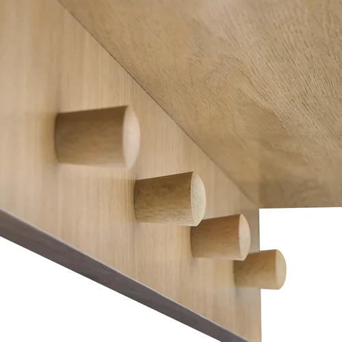 Vista 5 de Modway EEI-6350-OAK Moonbeam - Espejo arqueado, roble