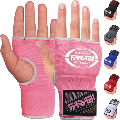 Vista 8 de Boxing Hand Wraps Gel Padded Inner Gloves Elastic for Men & Women Boxing Wraps with Quick 32 Inches Long Wrist Straps, for MMA, Muay Thai