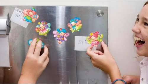 Vista 5 de 4M Kit de bricolaje de hadas con purpurina para moldear y pintar
