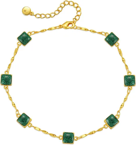 Vista 78 de Delicadas pulseras de oro para mujer, chapado en oro 18, ajustable, mal de ojo, mariposa, cuentas, perla, corazón, turquesa, hecha a mano para mujer