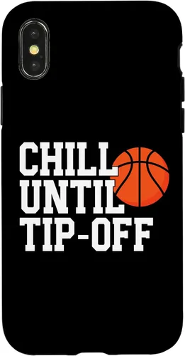 Vista 5 de Basketball Game Day, Chill Until Tip Off, Mom, Dad, Fan Case for iPhone XR
