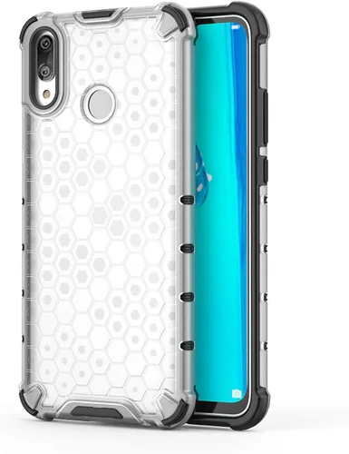 Vista 165 de Pzwoxukhov Funda compatible con Huawei Nova 3i, compatible con Huawei P Smart+ 2018 Honeycomb Anti-Drop Shock-Absorbing Case Negro