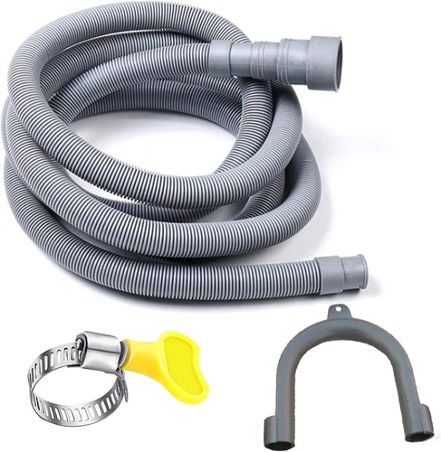 Vista 8 de HLMOptimo Manguera de drenaje universal para lavadora de 6 pies, kits de extensión de manguera de drenaje flexible para lavavajillas, lavadora
