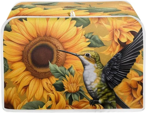 Vista 9 de FOR U DESIGNS Cubierta azul para tostadora, fundas para electrodomésticos pequeños, lavables a máquina, a prueba de polvo, protección de huellas