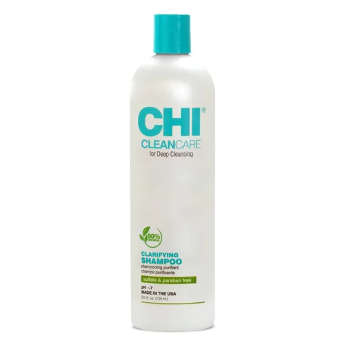 Vista 10 de CHI CleanCare Champú Clarificante, Limpia Profundamente el Cabello y el Cuero Cabelludo, Elimina la Acumulación y Restaura la Humedad del Cabello