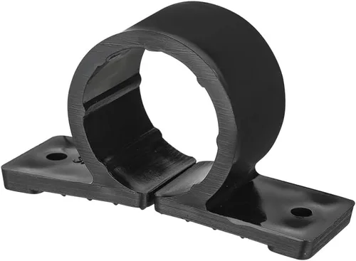 Vista 8 de Paquete de 5 tubos EFIELD de polímero de plástico PEX de 1/2 pulgada, soporte de flexión de 90 grados con placa de montaje (1/2 pulgada)