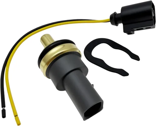 Vista 5 de Sensor de temperatura del refrigerante del motor con arnés de conector Pigtail 06A919501 Compatible con A3 A4 A6 A8 Quattro Q7 Beetle Eo-s GTI