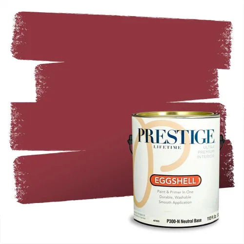 Vista 210 de Prestige Paints Pintura exterior e imprimación en uno, 1 galón, plano, coincidencia comparable de Valspar* Amber Rose*
