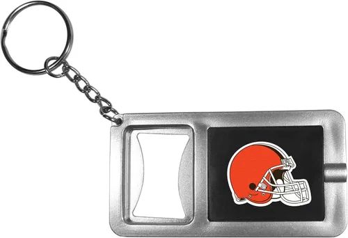 Vista 23 de Siskiyou Sports NFL unisex-adult Flashlight Key Chain With Bottle Opener