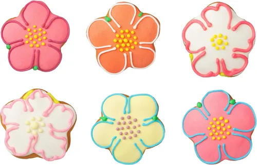 Vista 5 de Fox Run Cortadores de galletas de flores, 6 piezas, Metálico, 3621