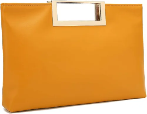 Vista 2 de CHARMING TAILOR Bolso de mano de piel sintética elegante para mujer