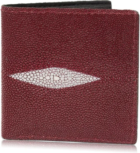 Vista 7 de Yoder Leather Company Cartera de piel genuina de Stingray jumbo, 12 ranuras para tarjetas, billetera cuadrada de gran tamaño, color negro