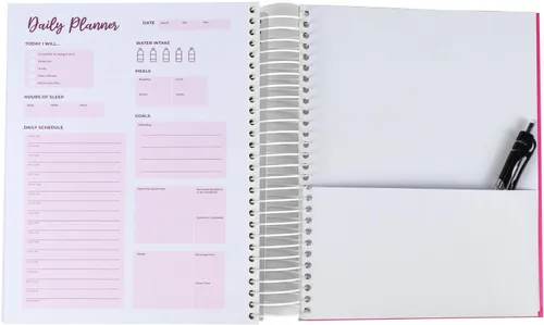 Vista 6 de Nurse Sugar The Nursing Student Planner Agenda diaria "sin fecha" para estudiantes de enfermería