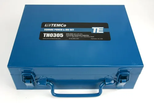 Vista 8 de TEMCo Industrial TH0305 Square 1.772 in x 1.772 in 1/16 DIN Panel Meter Punch Dies 1.772" x 1.772