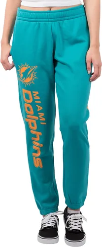 Vista 33 de Ultra Game NFL - Pantalones deportivos de vellón supersuaves para mujer Gris brezo