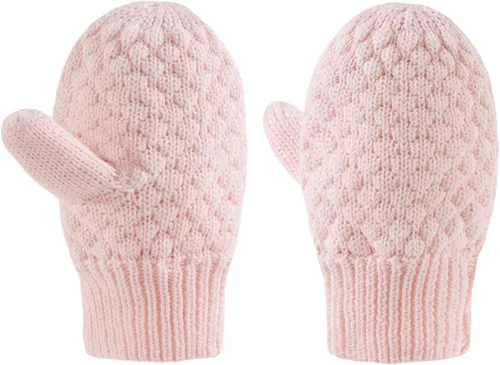Vista 41 de Guantes de punto para bebés, niños y niñas, guantes de invierno para recién nacidos, guantes de 0 a 3 años