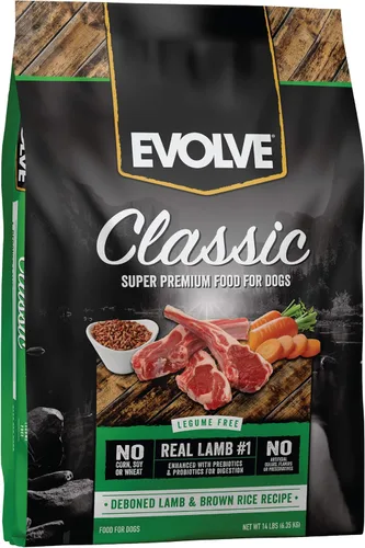 Vista 18 de Evolve Pet Food Classics Receta de carne deshuesada, cebada y bisonte, 3.5 libras