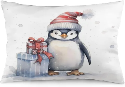 Vista 20 de Fundas de almohada de primavera con bonitos muñecos de nieve, fundas de almohada rústicas para vacaciones, funda de almohada tamaño Queen