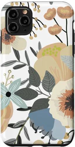 Vista 13 de iPhone 16 Boho Wildflower Garden Earth Tone Botanical Floral Pattern Case