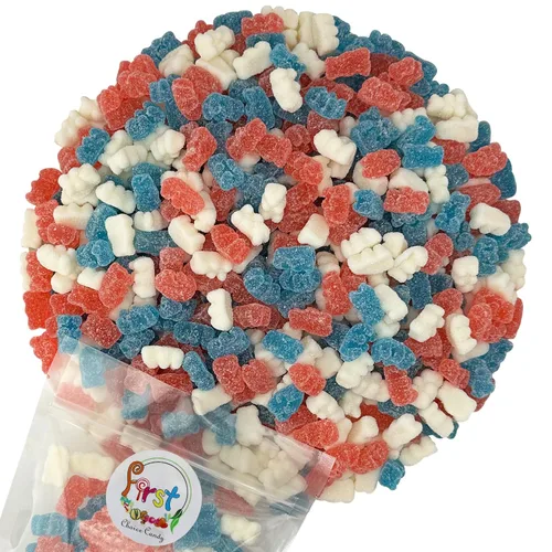 Vista 13 de FirstChoiceCandy Fun Sour Gummy Bears (2 libras (paquete de 1), fresa rosa ácida)