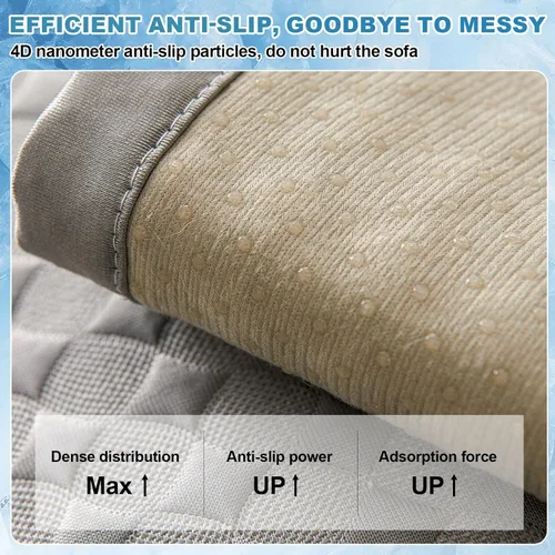Vista 7 de OTOB Funda refrescante para sofá para perro, tela de seda helada, lavable, antideslizante, protector de muebles para sofá, tapete refrescante suave