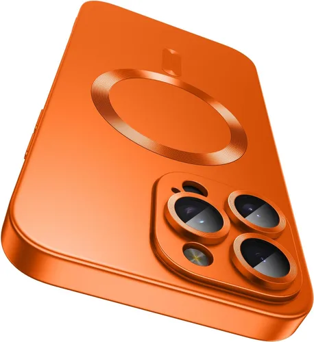 Vista 19 de LEKEVO Funda magnética para iPhone 13 [compatible con MagSafe] [protector de lente de cámara integrado] Funda delgada de silicona suave a prueba